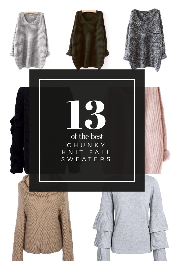 The Best Chunky Knit Sweaters for Fall and Winter - Bloom & Clementine